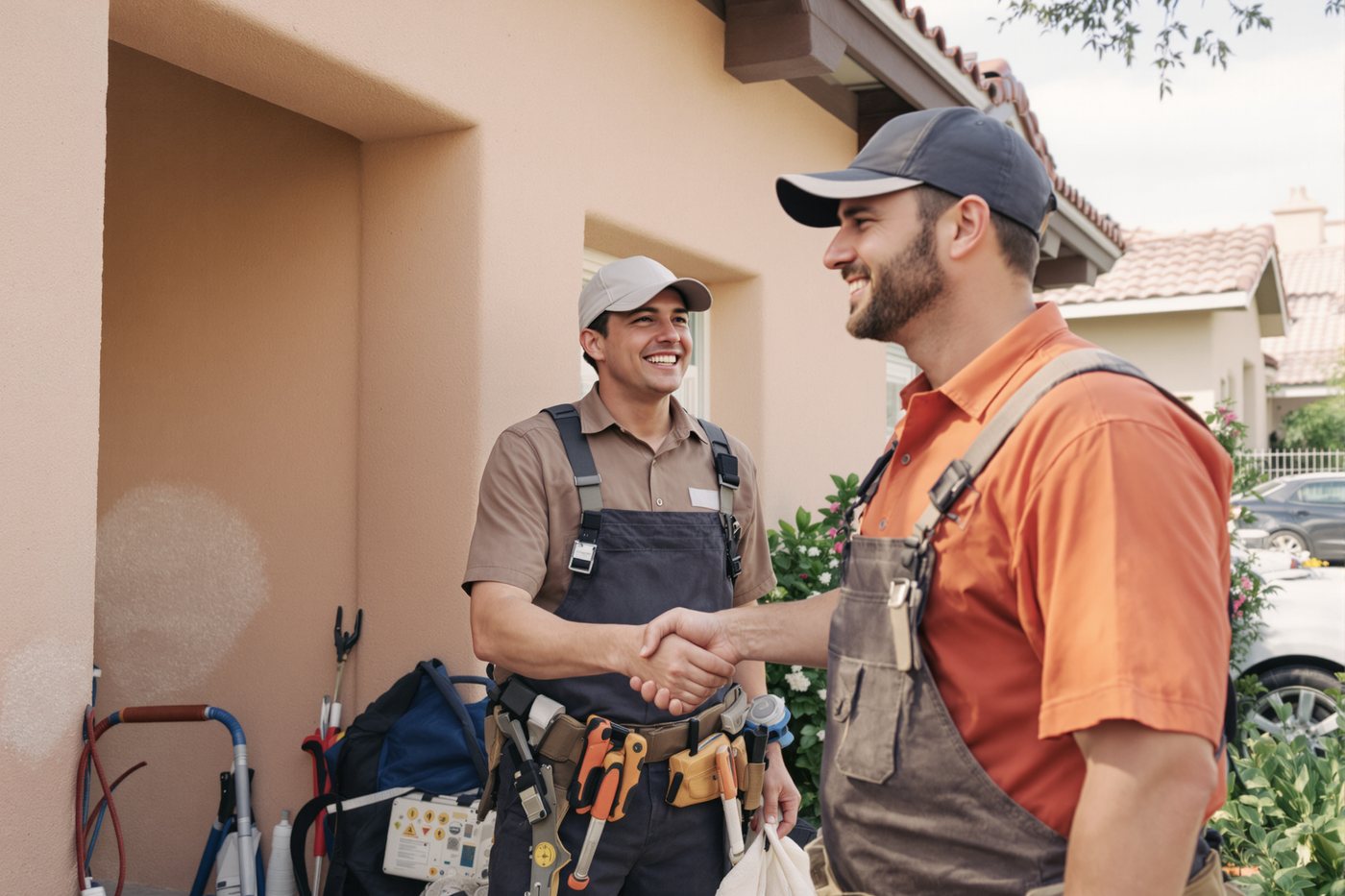 Explaining repairs to homeowner