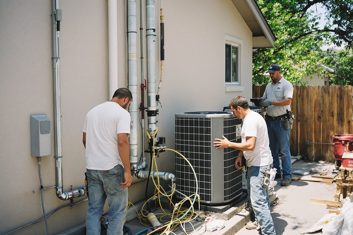 Installing new AC system